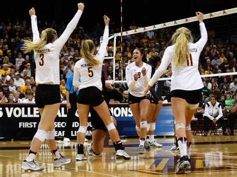 Minnesota gophers women's volleyball - Waterloo, H.S. (Waterloo, Wis.) Apr 20 (Sat) 1:00 PM. Live stats. The official 2024 Volleyball schedule for the University of Minnesota Gophers. 